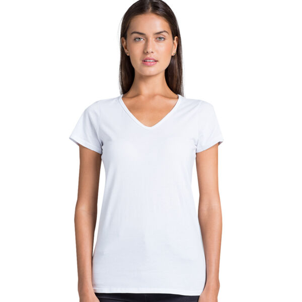 AS COLOUR Women's Bevel V-Neck Tee Thumbnail